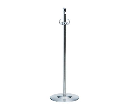 シロクマ フロアパーティションポールクローム/鏡面 FPP1308 1個(ご注文単位1個)【直送品】
