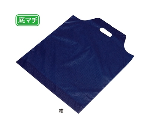 ストア・エキスプレス 山型タイプポリ袋 無地 紺 37×45×底マチ8 入数2000枚 61-785-25-6 1セット（ご注文単位1セット）【直送品】