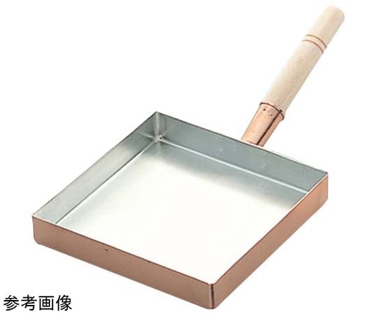 田辺金具 銅玉子焼 関東型 21cm 1個（ご注文単位1個）【直送品】