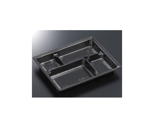 中央化学 弁当容器 HS古今L-4 黒ME 身 400枚 237206 1ケース(ご注文単位1ケース)【直送品】