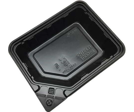 中央化学 弁当容器 BCTシールド 24-19 BK 身 50枚入 12203 1袋(ご注文単位1袋)【直送品】