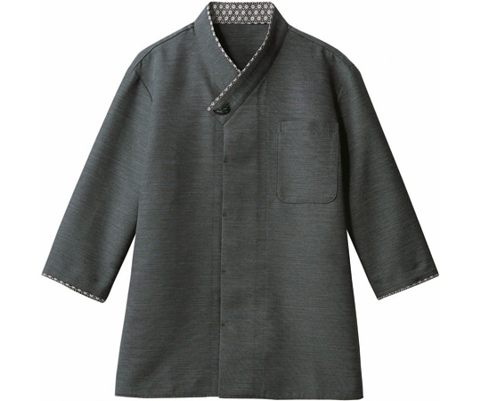 住商モンブラン シャツ 兼用 7分袖 チャコール/黒 L 2-731 L 1枚(ご注文単位1枚)【直送品】