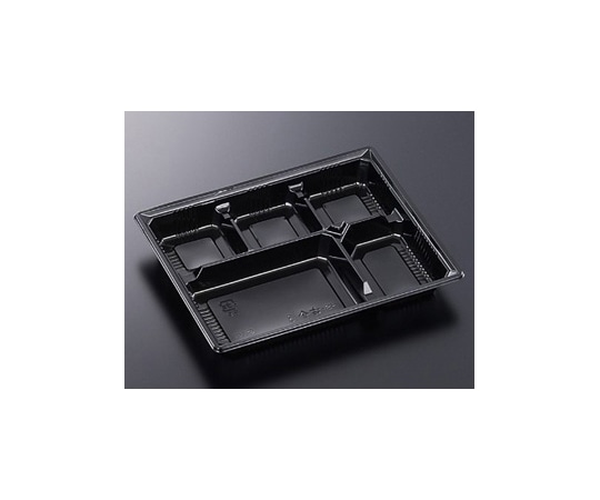 中央化学 弁当容器 HS古今L-3 BK 身 400枚 174839 1ケース(ご注文単位1ケース)【直送品】
