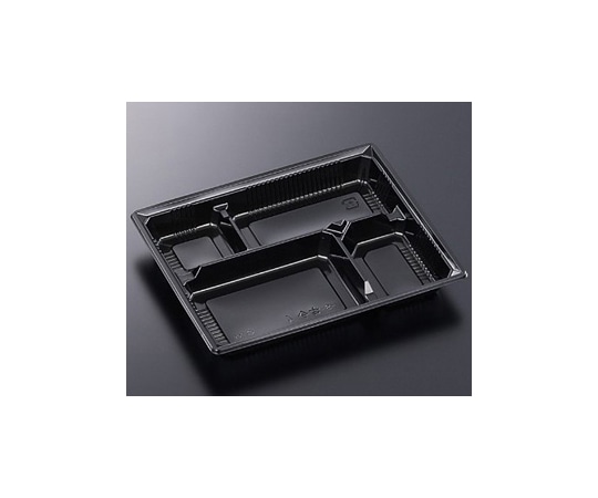 中央化学 弁当容器 HS古今L-4 BK 身 400枚 175588 1ケース(ご注文単位1ケース)【直送品】