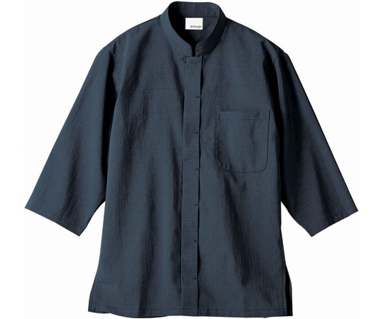 住商モンブラン 調理シャツ 兼用 7分袖 ネイビー S OV2502-9 S 1枚(ご注文単位1枚)【直送品】