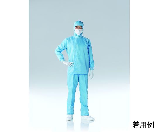 東洋リントフリー 異物混入対策上着 青 LL FD213C-02 LL 1枚 (ご注文単位1枚)【直送品】
