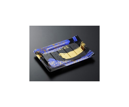 中央化学 寿司容器 HS波ね皿 21-15 光琳BK-BK身 600枚 157958 1ケース(ご注文単位1ケース)【直送品】