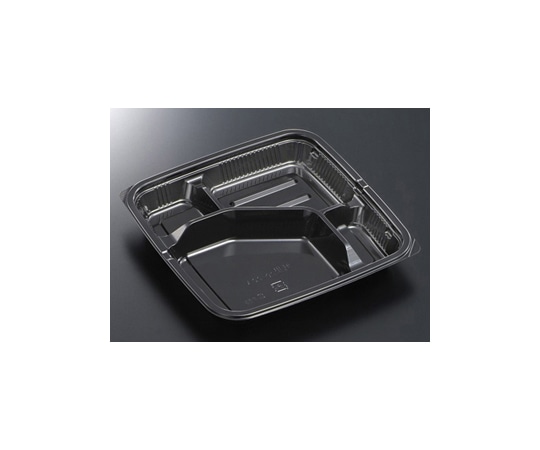 中央化学 弁当容器 HSA味里 20-20A BK 本体 800枚 10124 1ケース(ご注文単位1ケース)【直送品】
