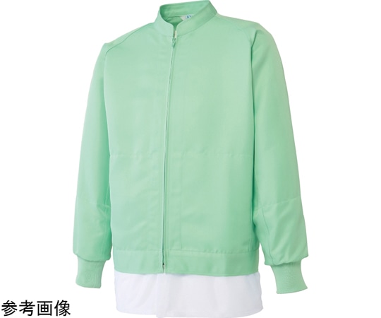 サンエス 男女共用混入だいきらい長袖ジャケット グリーン 4L FX70941R 1枚(ご注文単位1枚)【直送品】