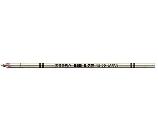 ゼブラ ボールペン替芯 0.7mm(インク色:赤) RESB7 1本(ご注文単位1本)【直送品】