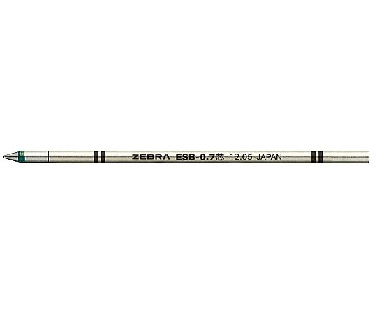ゼブラ ボールペン替芯 0.7mm(インク色:緑) RESB7 1本(ご注文単位1本)【直送品】