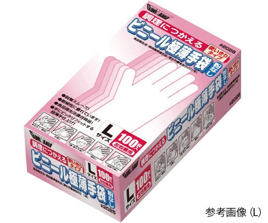 川西工業 調理用ビニール使いきり手袋 100枚入 S 2025 1箱（ご注文単位1箱）【直送品】