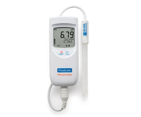 ハンナ　インスツルメンツ 牛乳用pH/℃計 HI99162D 1台（ご注文単位1台）【直送品】