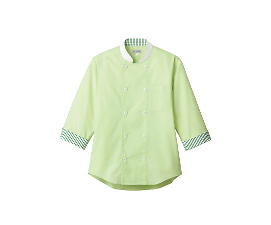FACE コックシャツ(ユニセックス) オリーブ×グリーン L FB4522U-14 L 1枚（ご注文単位1枚）【直送品】