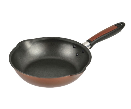 パール金属 軽わざパン ふっ素加工IH対応両口深型フライパン 22cm HB-3031 1枚（ご注文単位1枚）【直送品】