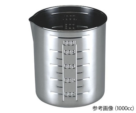 アズワン (000) 口付水マス 取手無 3000cc  1個（ご注文単位1個）【直送品】