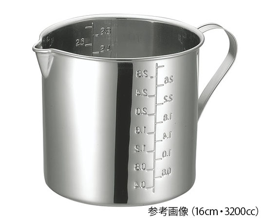 >アズワン KO 18-8口付計量カップ 18cm 1個(ご注文単位1個)【直送品】