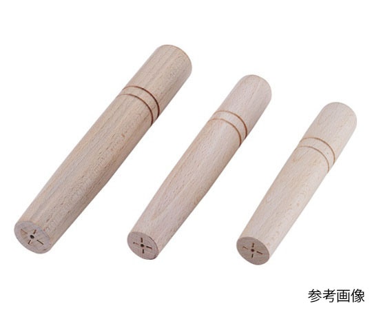 丸新銅器 銅玉子焼(西27~30cm用)用木柄 大細 釘付  1個（ご注文単位1個）【直送品】