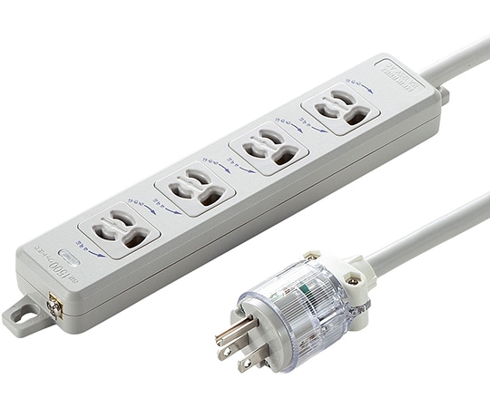 サンワサプライ 医用接地プラグ付き電源タップ TAP-HPM4-3W 1個(ご注文単位1個)【直送品】