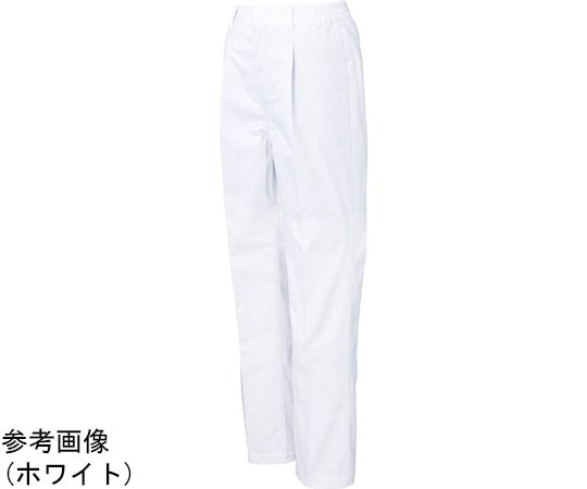 サンエス 女性用 混入だいきらい 横ゴム・裾口ストレートパンツ ホワイト 5L FX70968 1枚（ご注文単位1枚）【直送品】