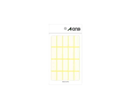エーワン(A-ONE) フリーラベル 白無地 20面 1パック(15シート入) 6004 1パック(ご注文単位1パック)【直送品】