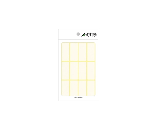 エーワン(A-ONE) フリーラベル 白無地 12面 1パック(15シート入) 6006 1パック(ご注文単位1パック)【直送品】