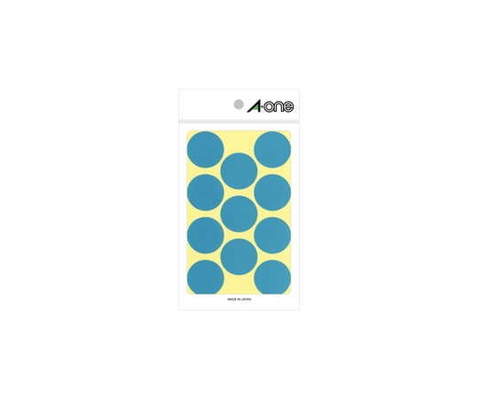 エーワン(A-ONE) カラーラベル 30mm 丸 空 1パック(14シート入) 7236 1パック(ご注文単位1パック)【直送品】