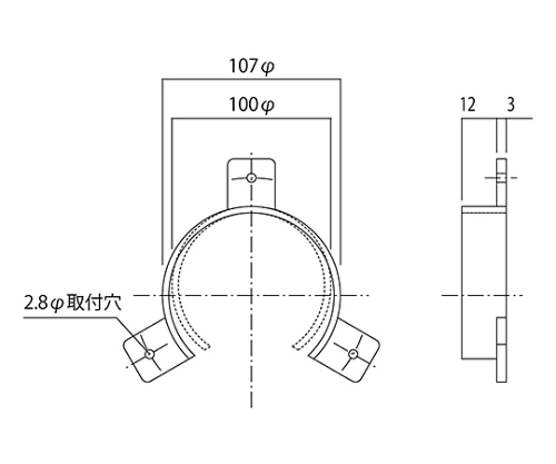 神栄ホームクリエイト パイプ仮枠止 (兼用型) 黒 SPDF-100 1個(ご注文単位1個)【直送品】