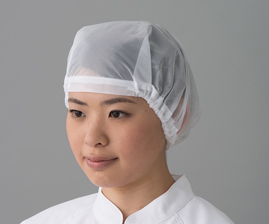 東洋リントフリー ヘアネット 白 10枚/袋 JZ506C-01 L 1パック (ご注文単位1パック)【直送品】