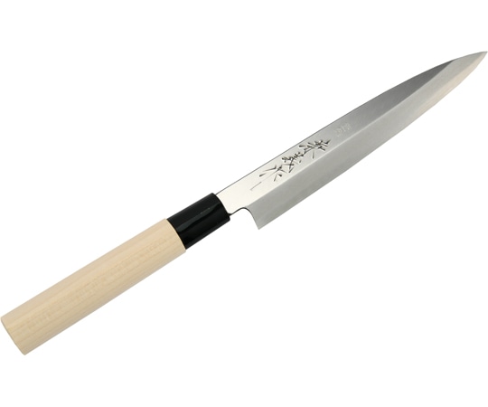 アズワン 兼義作 黒プラスチック口 柳刃包丁 180mm 30994 1個(ご注文単位1個)【直送品】