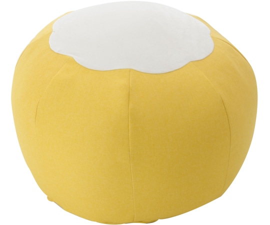 セルタン ビーズクッション POTE マスタード L A810a-630YE/618WH 1個(ご注文単位1個)【直送品】