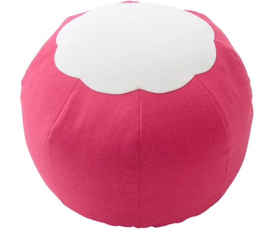 セルタン ビーズクッション POTE ローズ L A810a-632RED/618WH 1個(ご注文単位1個)【直送品】