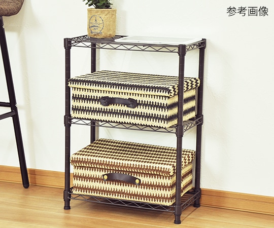 エイ・アイ・エス スチールラック ブラウン NS-6035BR 1台（ご注文単位1台）【直送品】