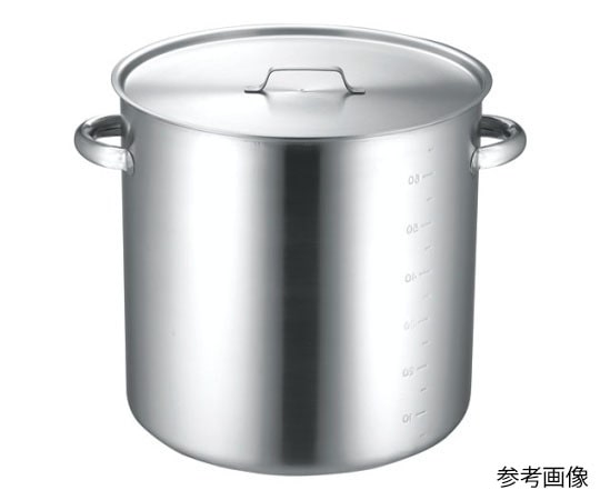 本間製作所 KO 19-0電磁対応IH 寸胴鍋(蓋付) 30cm  1個（ご注文単位1個）【直送品】
