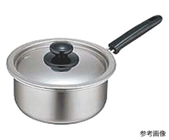 カンダ 18-0モリブデン実用鍋 片手 16cm(1.8L)  1個（ご注文単位1個）【直送品】