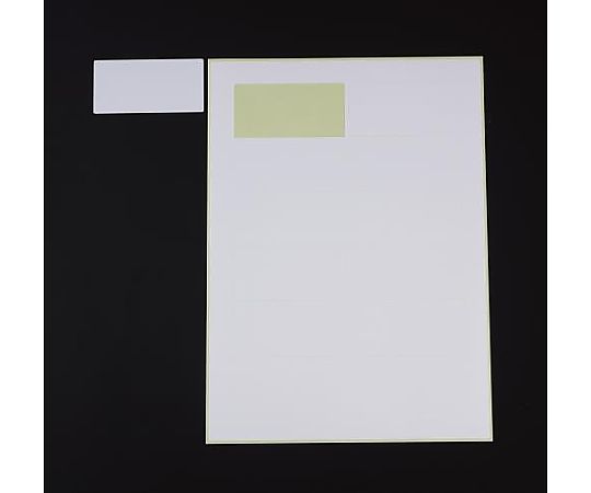 エスコ A4判/ 1面 プリンターラベル(粗面対応/10枚) EA759XD-41 1個(ご注文単位1個)【直送品】