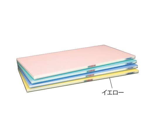 長谷川化学工業 抗菌ポリエチレン全面カラーかるがるまな板 イエロー SLK18-4123WY 1個（ご注文単位1個）【直送品】