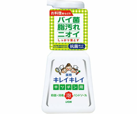 >ライオン キレイキレイ薬用キッチン泡ハンドソープ 本体  1個(ご注文単位1個)【直送品】