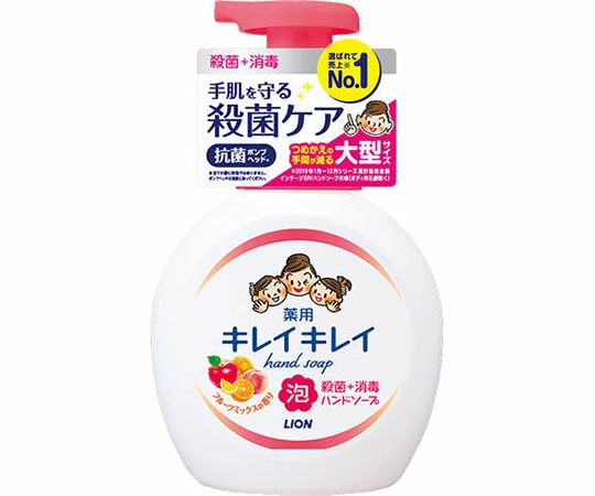 >ライオン キレイキレイ泡ハンドソープ フルーツ 本体大型  1個(ご注文単位1個)【直送品】