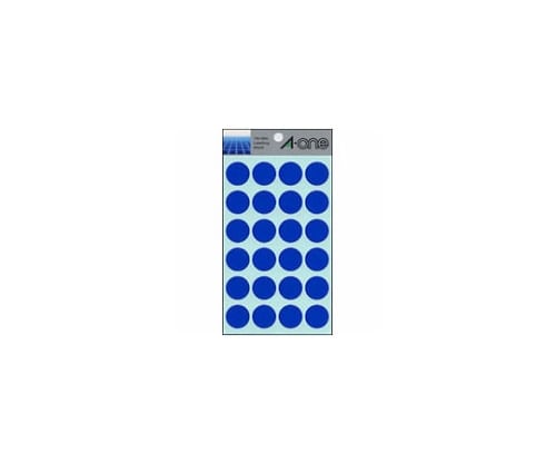 エーワン(A-ONE) カラーラベル 20mm径 青 7042 1パック(ご注文単位1パック)【直送品】