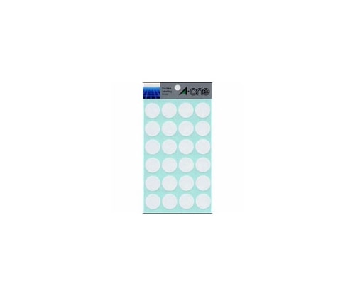 エーワン(A-ONE) カラーラベル 20mm径 白 7050 1パック(ご注文単位1パック)【直送品】