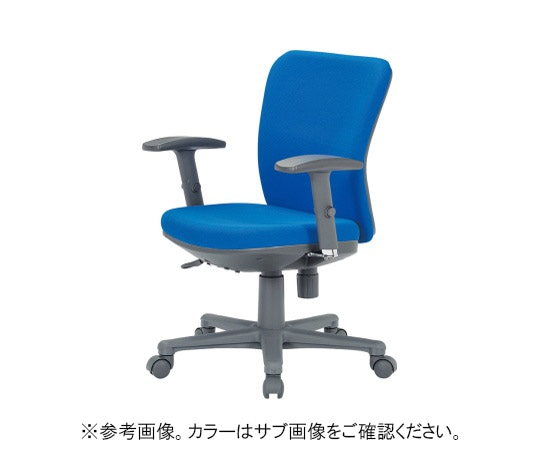 アイコ チェア ローバック可動肘タイプ ブラック 布張り OA-1155AJ(FG3)BK 1個(ご注文単位1個)【直送品】
