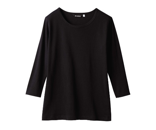住商モンブラン Tシャツ 兼用 8分袖 黒 L CE423-1 1枚（ご注文単位1枚）【直送品】