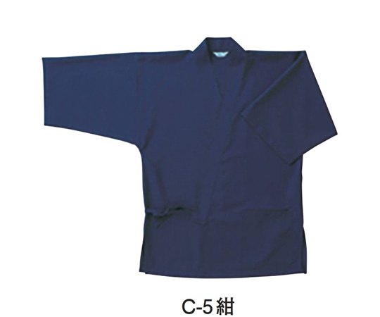 アズワン ジンベイ[兼用] 紺 L G-6874 L C-5 1枚（ご注文単位1枚）【直送品】