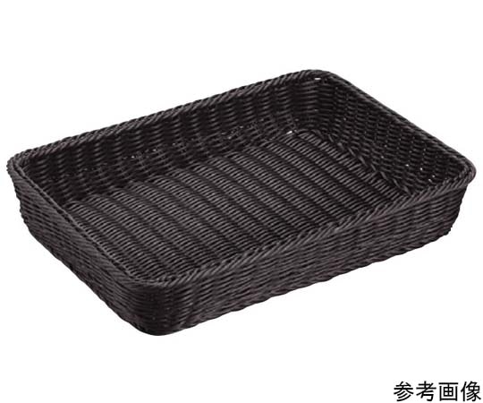 プリート プリートPP角型バスケット(ブラック)360×280×70mm(36型) DS101-36-BK 1個(ご注文単位1個)【直送品】
