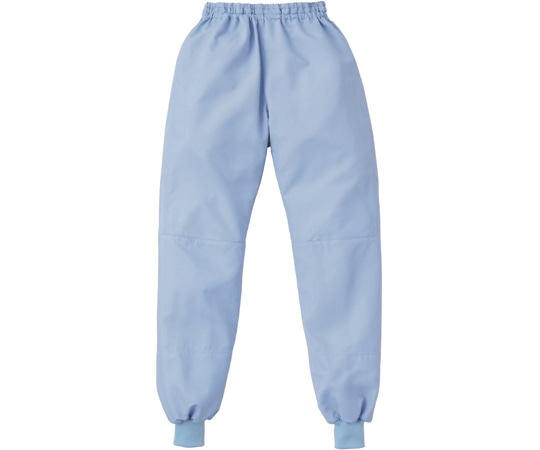 KAZEN スラックス(男女兼用) サックス L KZN800-81 L 1着（ご注文単位1着）【直送品】