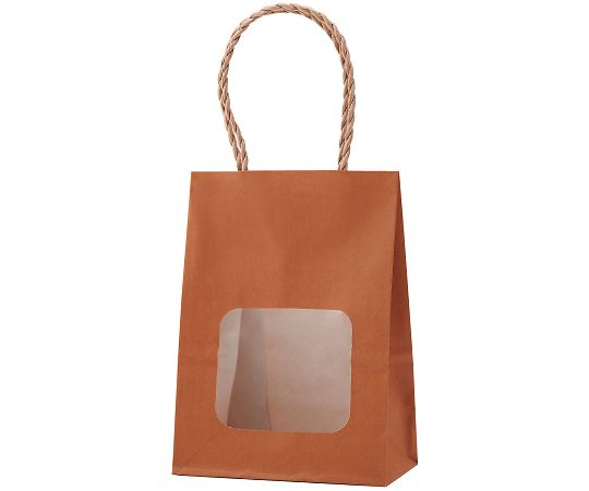 アズワン ウィンドウミニバッグ タンジェリン 110×60×150mm 1箱(25枚×4包入) XZT65211 1箱(ご注文単位1箱)【直送品】