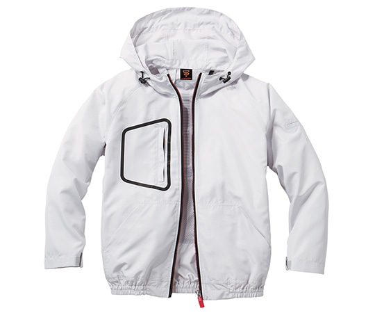 自重堂 空調服長袖ブルゾン シルバー 5L 74160 1枚(ご注文単位1枚)【直送品】