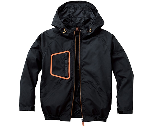 自重堂 空調服長袖ブルゾン ブラック 5L 74160 1枚(ご注文単位1枚)【直送品】
