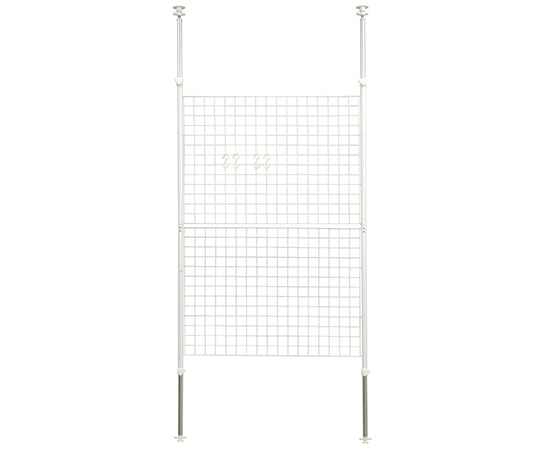 山善(YAMAZEN) 突っ張りパーテーション 90cm ホワイト SP-90(W) 1台(ご注文単位1台)【直送品】